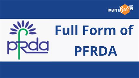 Full Form of PFRDA | What does PFRDA stand for?