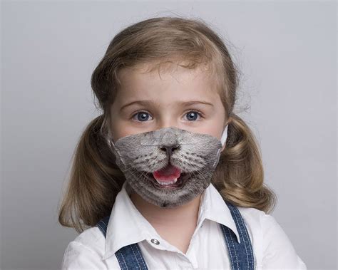 These Funny Surgical Masks Will Help Children To Live Better The Hospital Tiger Face Mask ...