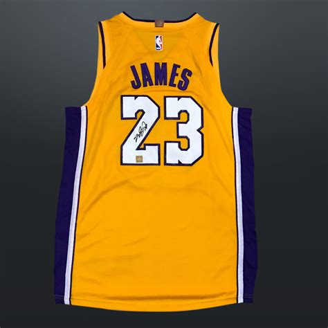 Lebron James // Signed Los Angeles Lakers Jersey // Museum Frame (Signed Jersey Only) - Hall of ...