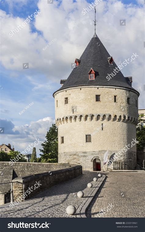 Broel Towers Broeltorens Monument Landmark Kortrijk Stock Photo ...