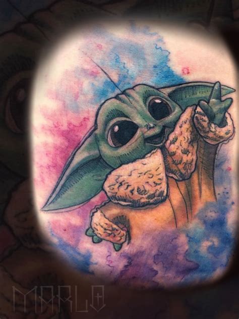 Disney, Star Wars, Watercolor, Color, Orlando inspired tattoo by Marlo Salvatierra
