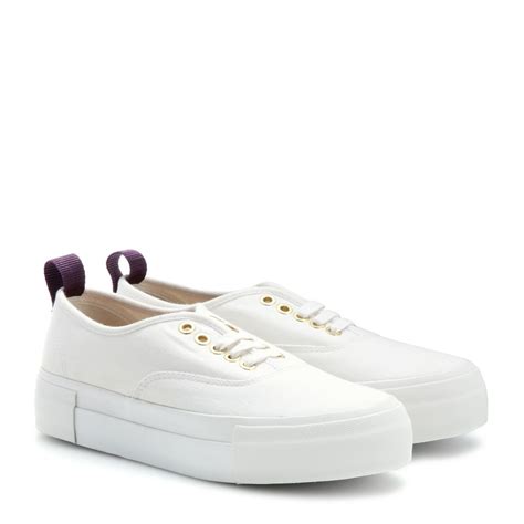 Lyst - Eytys Mother Canvas Platform Sneakers in White