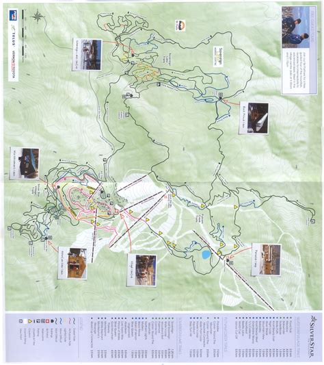 Silver Star Mountain Resort Nordic Ski Trail Map • mappery