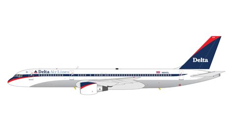 Gemini200 Delta Air Lines B757-200 "interim" livery, polished belly ...