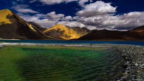 Experience Heavenly Pangong Lake With Its Blue & Green Water