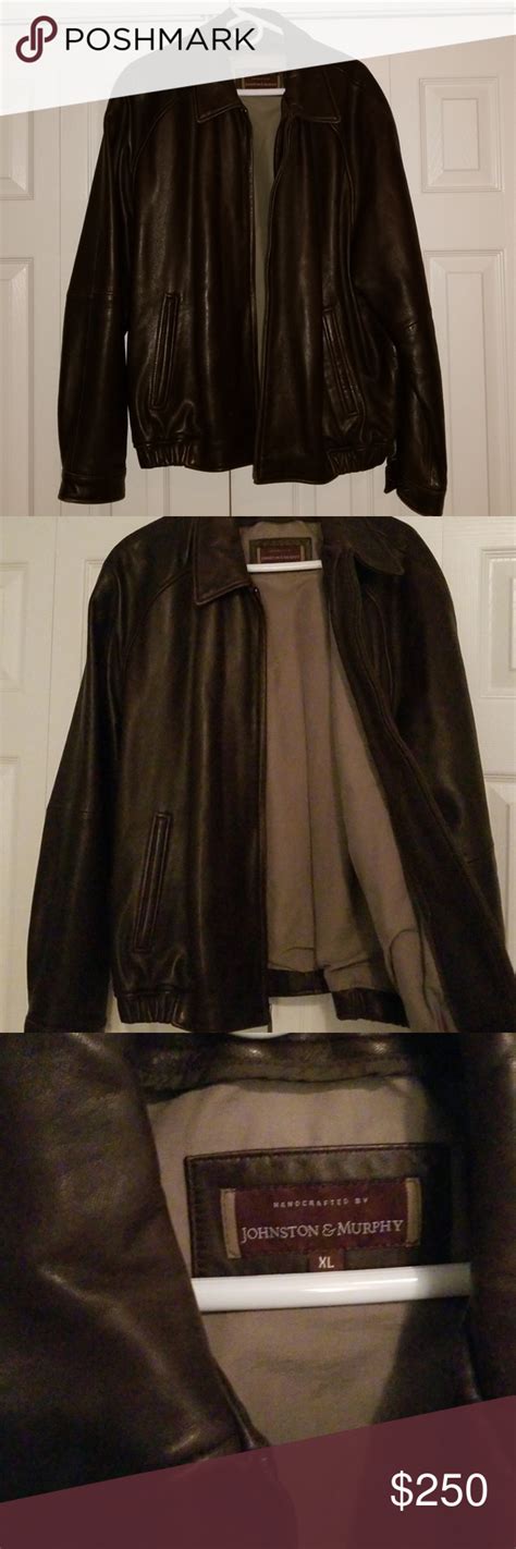 Johnston & Murphy Leather Jacket | Leather jacket, Vintage leather jacket, Johnston murphy