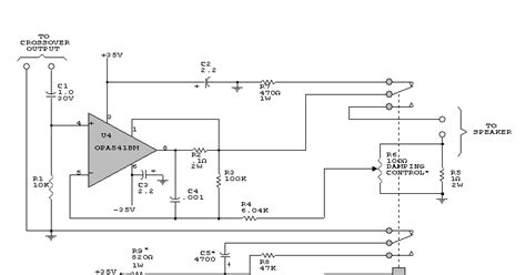 Subwoofer power amplifier circuit diagram