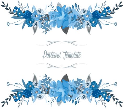 Floral Flowers Border Vector Free Clipart HQ Transparent HQ PNG ...