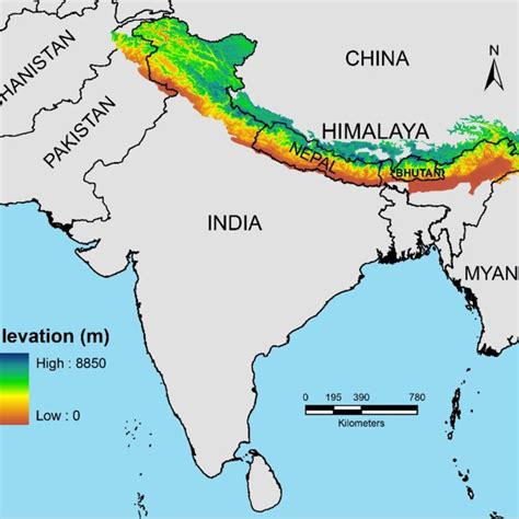 Himalayas In India Map – Get Map Update