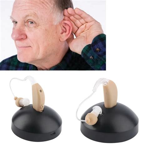 New Rechargeable ear hearing aid mini device ear amplifier digital hearing aids behind the ear ...
