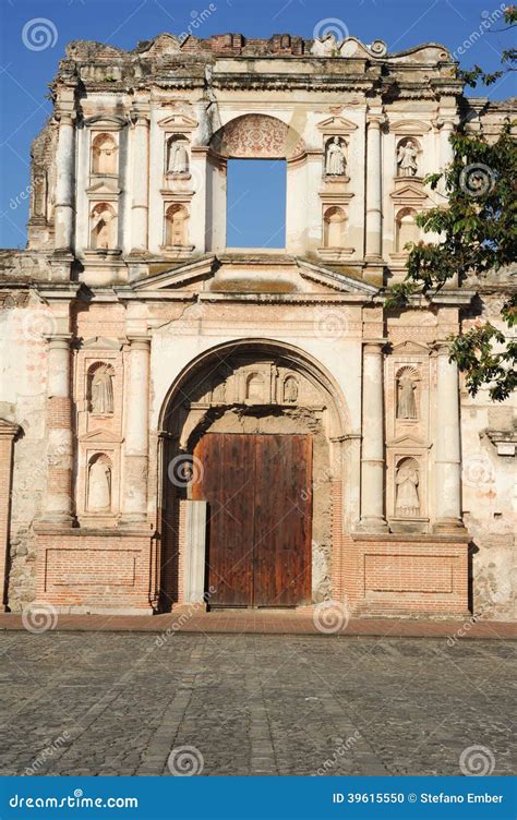 Ruins of El Carmen Church at Antigua Stock Photo - Image of world, downtown: 39615550