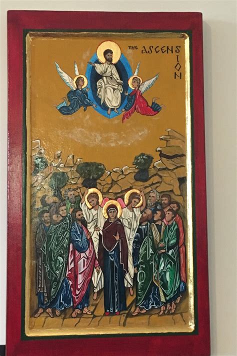 ASCENSION of Jesus Christ ICON ORIGINAL - Etsy