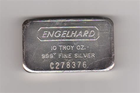 DBS Coins » Engelhard 10 oz Silver Bars