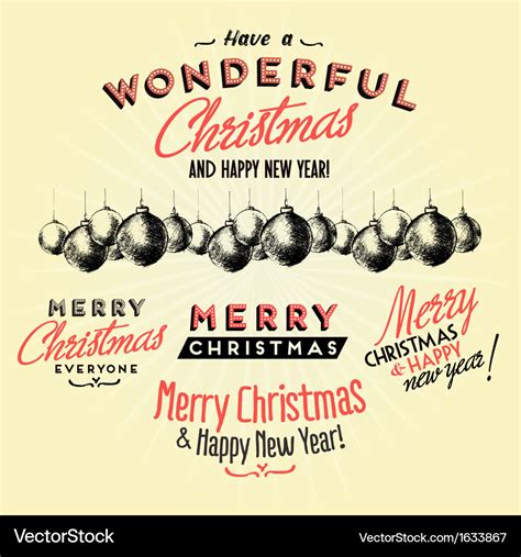 Retro vintage merry christmas tin sign Royalty Free Vector