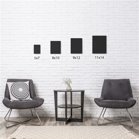 Canvas Panels, Classic, Black, 11 x 14 in | ARTEZA