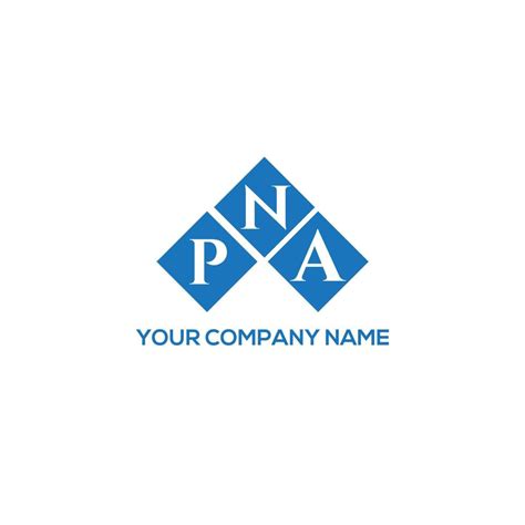 PNA letter logo design on WHITE background. PNA creative initials letter logo concept. PNA ...