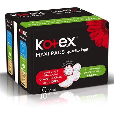 Kotex Feminine Pads Maxi Super 10 Pads | Kotex | | Jordan-Amman | Buy ...