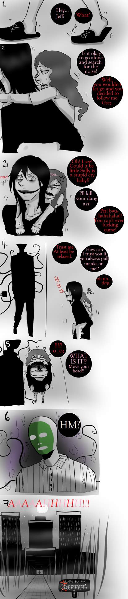 Jeff The Killer and Sally-Random comic #1 by MikaelBratLoni on DeviantArt