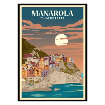 Manarola Il Presepe Cinque Terre Poster | Buy Posters & Art Prints at Posternature.com