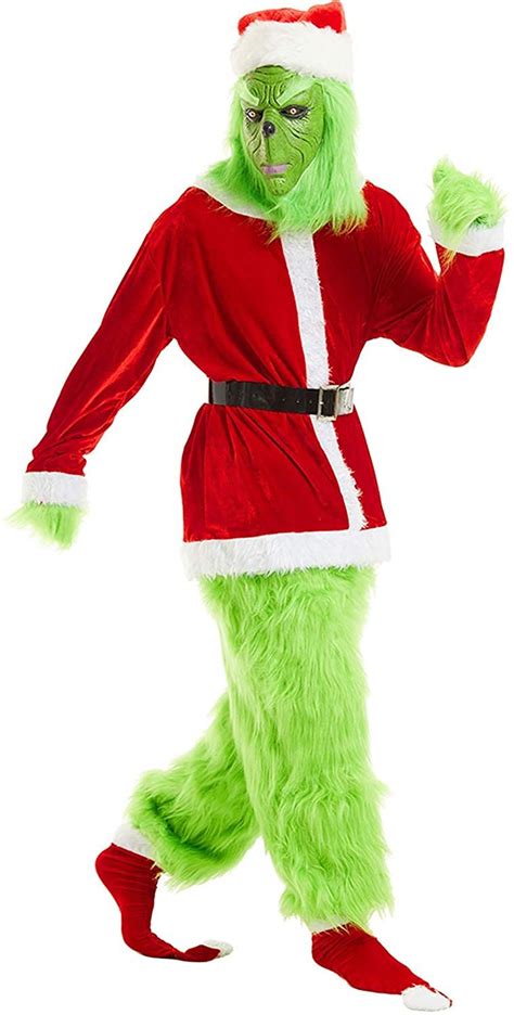 Wholesale Other Event & Party Supplies At $35.70, Get Grinch Costume For Men Christmas Deluxe ...