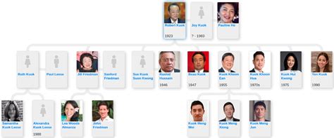 Robert Kuok’s family tree - multiple generations - Blog for Entitree