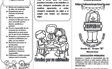 Folleto Escolar Ejemplos De Folletos Para Ninos De Primaria Caracteres ...