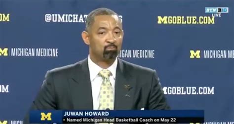 An Emotional Juwan Howard Was Introduced As Michigan's Head Coach