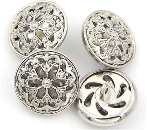 Amazon.co.uk: metal buttons 25mm