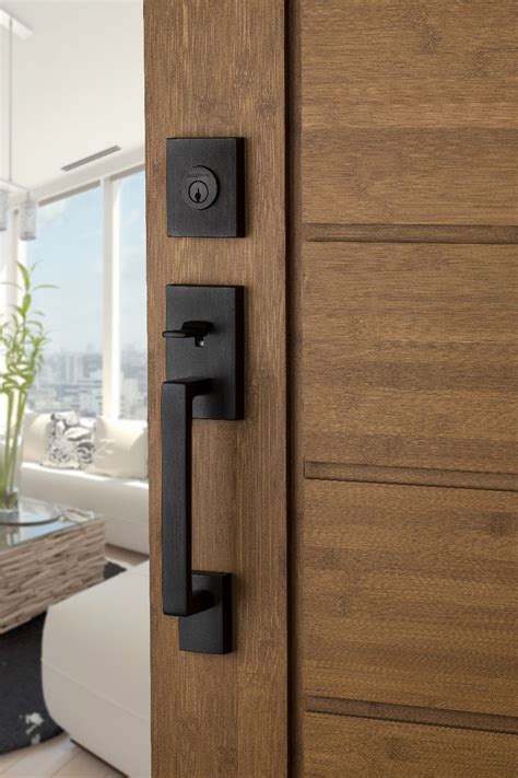 RUGGED NATURAL BEAUTY Baldwin La Jolla Handleset | Exterior door hardware, Home door design ...