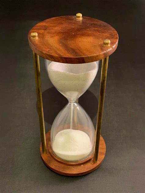 Antique Wooden Hourglass Sand timer Vintage Maritime Nautical | Etsy