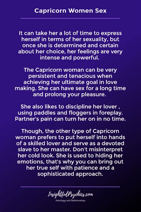 Capricorn Woman - Her Traits, Love & Sex