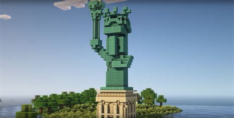 Minecraft Statue of Liberty Ideas and Design