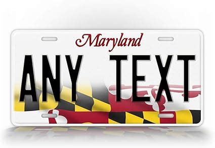 maryland license plate sticker placement