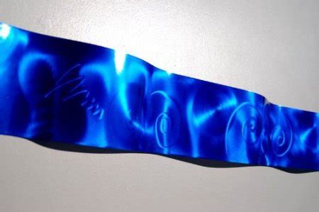 “Blue Wave” Metal Wall Art