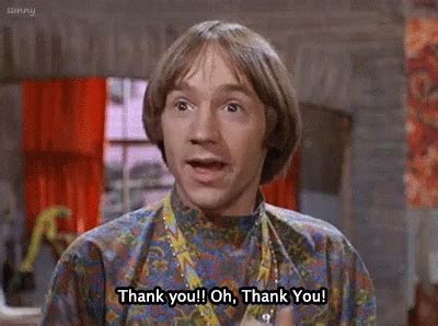 Thank You Thank You Peter Tork GIF - Thank You Thank You Peter Tork ...