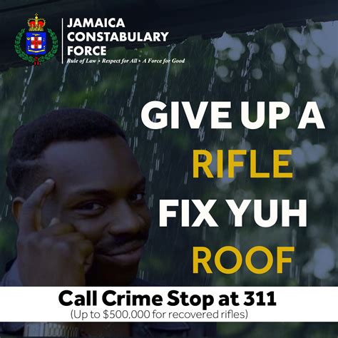 Jamaica Constabulary Force on Twitter: "How is the weather treating you? Is your roof okay? If ...