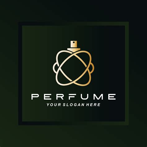 Luxury perfume bottle logo design, illustration for cosmetics, beauty, salon, company products ...