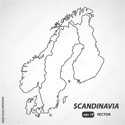 Map Denmark Sweden Norway - Share Map