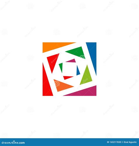 Square Shape Icon Logo Design Vector Template Stock Vector ...