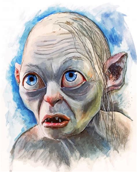 Smeagol Art - Paint By Number - Numeral Paint