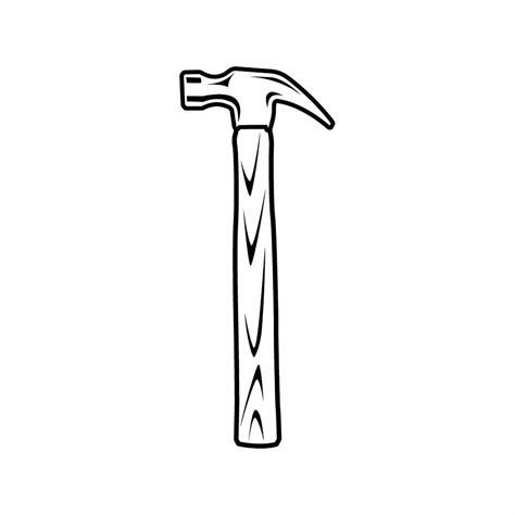 Claw Hammer Wood Working Tool Tools Construction 1 Vector .eps, .svg, .dxf & 1 .png Vinyl Cutter ...