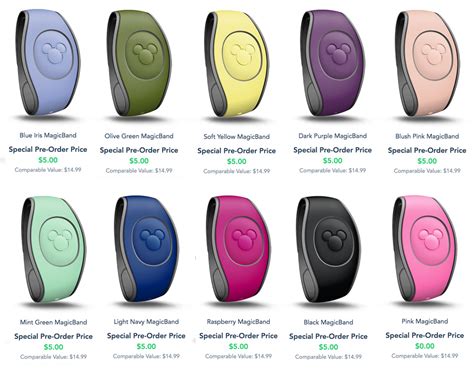 New MagicBand Upgrades at Disney World: Design Options & Price ...