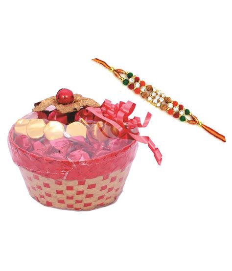 Skylofts Lovely Rakhi Chocolate Basket Assorted Chocolates 220 gm: Buy Skylofts Lovely Rakhi ...