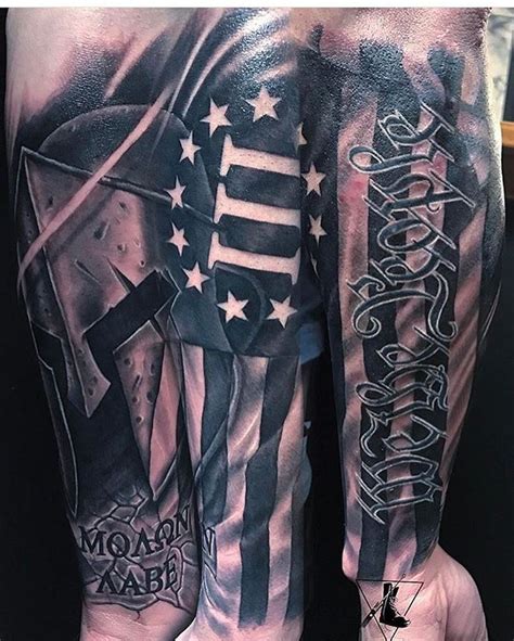 american flag pledge of allegiance tattoo - artvancarpetsale