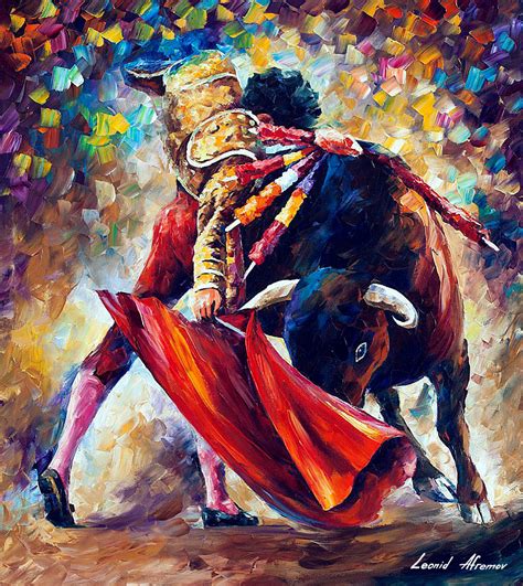 Matador And Bull Oil Painting at PaintingValley.com | Explore ...