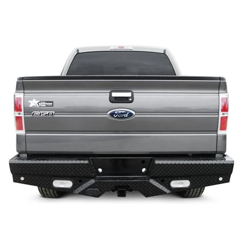 Frontier Truck Gear® - Ford F-150 2012 Diamond Series Full Width Black Rear HD Bumper