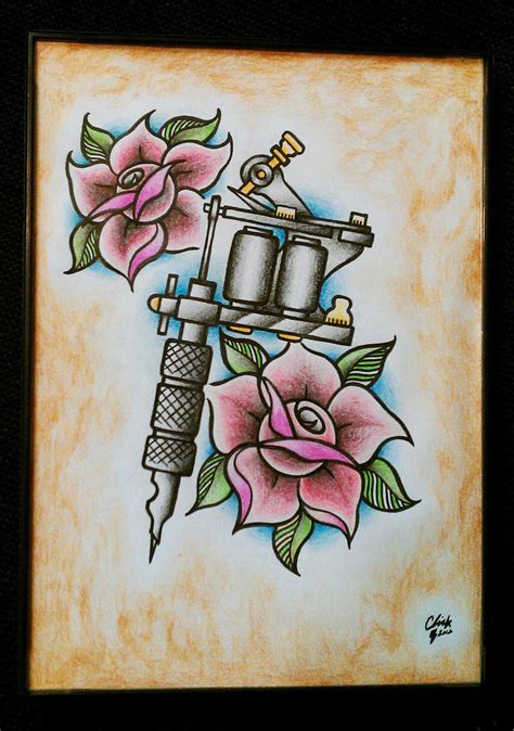 Tattoo Machine traditional by ch1pm0nk on DeviantArt