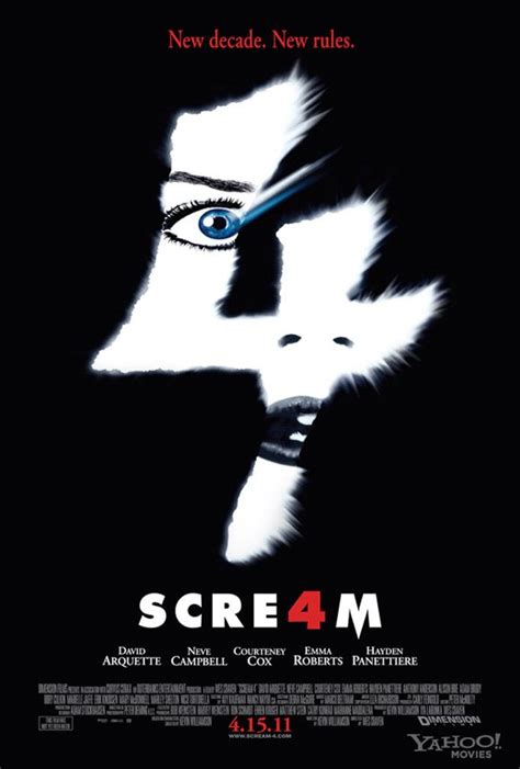 New 'Scream 4' Poster Throws Back to Original Franchise Design ...