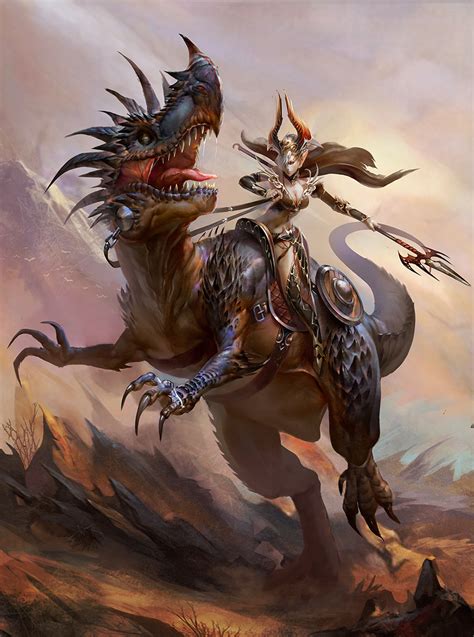 Fantasy Art: Dragon Rider - 2D Digital, FantasyCoolvibe – Digital Art