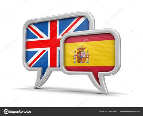 Speech bubbles with flags. Image with clipping path Stock Illustration by ©panama555 #168625946